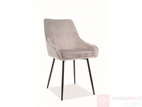 Стул Signal Albi Velvet Светло-серый